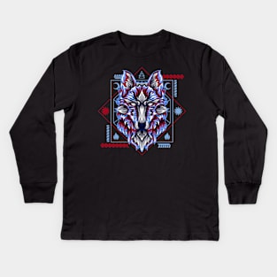 space wolf Kids Long Sleeve T-Shirt